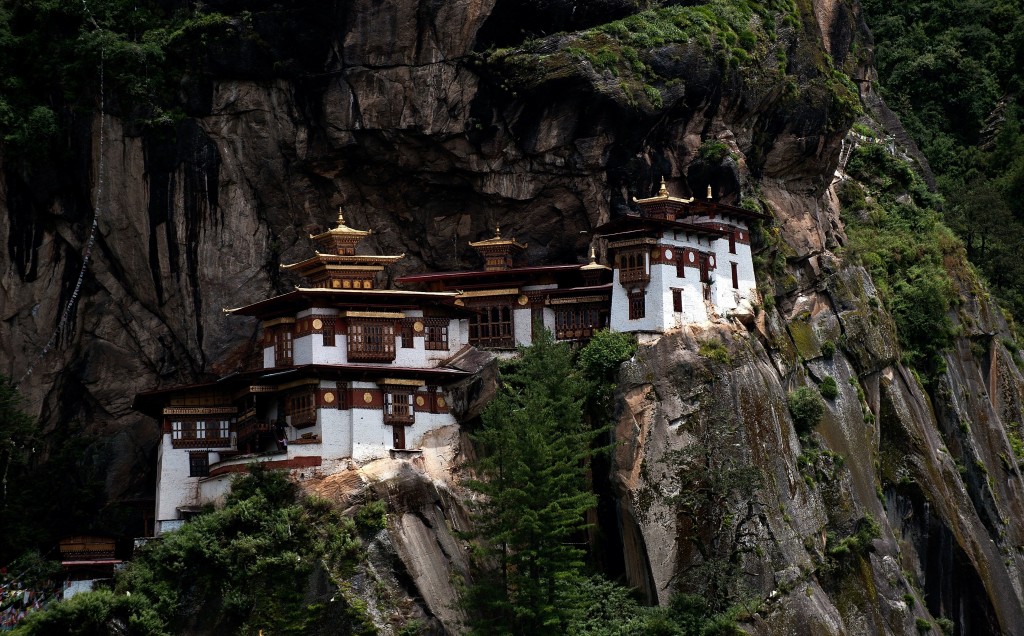 The Taktsang Monastery, popularly known