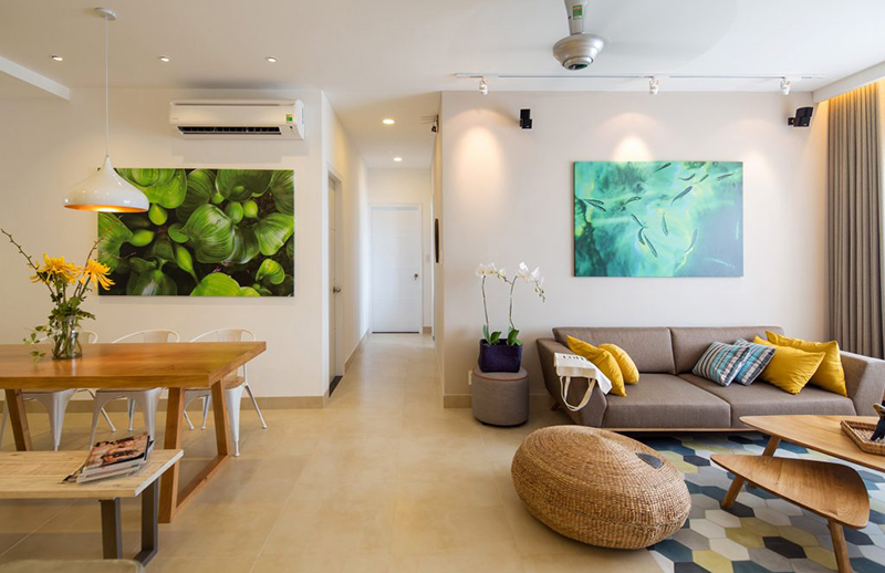 Nội thất căn hộ đẹp được thiết kế theo hướng mở ở quận 7, Sài Gòn - Nhà Đẹp Số (4)