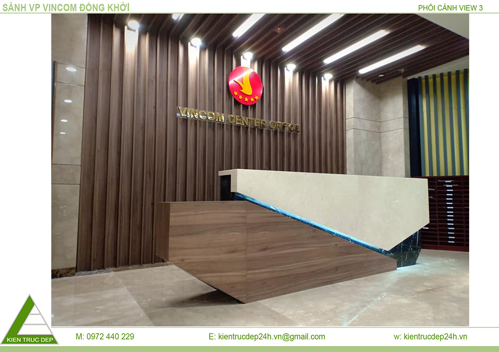 Sảnh văn phòng Vincom Đồng khởi