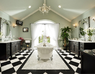 Đẹp ngỡ ngàng với những mẫu nhà tắm siêu sang