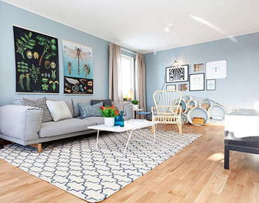 Căn hộ phong cách Bắc Âu trang trí đơn giản nhưng hút mắt