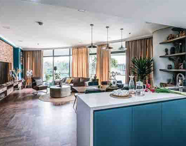 Căn hộ Rustic đẹp mộc mạc của gia đình trẻ trong khu chung cư cao cấp ở Sài Gòn