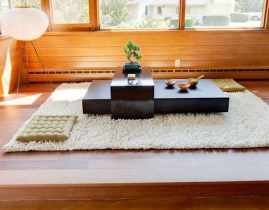 Người Nhật trang trí phòng khách thế nào