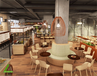 Thi công nội thất quận 2 - Thi công nội thất nhà hàng cao cấp