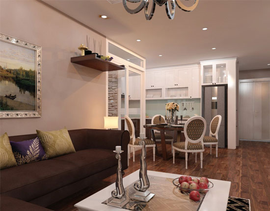 Thiết kế nội thất căn hộ đẹp - Quận Gò Vấp