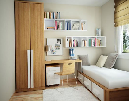 Thiết kế nội thất phòng ngủ nhỏ đẹp ngỡ ngàng