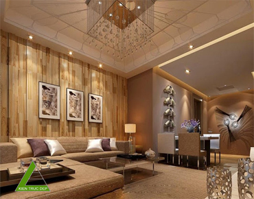 Trang trí nội thất quận 7 | Xu hướng trang trí tường phòng khách 2020