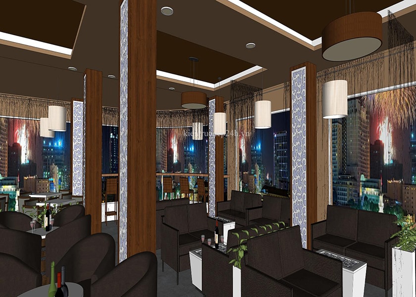 Nội thất thiết kế cafe hiện đại