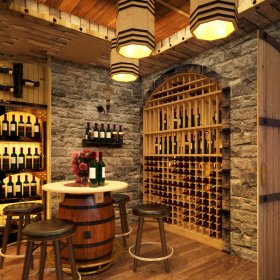 Mẫu thiết kế nội thất showroom rượu