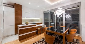 Nội thất chung cư sang trọng với tông màu hài hòa