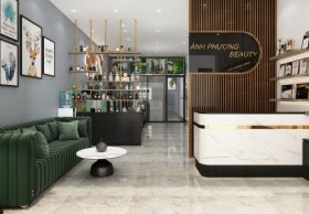 Thi công nội thất văn phòng Ánh Phượng Beauty