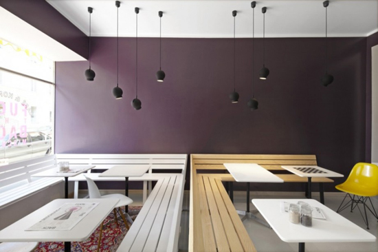 Thiết kế không gian quán cafe bằng gỗ