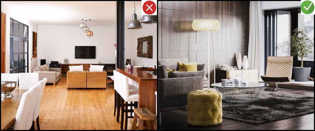 8 sai lầm phổ biến và giải pháp khắc phục khi trang trí phòng khách - Ảnh 3.