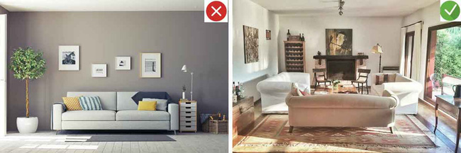 8 sai lầm phổ biến và giải pháp khắc phục khi trang trí phòng khách - Ảnh 4.