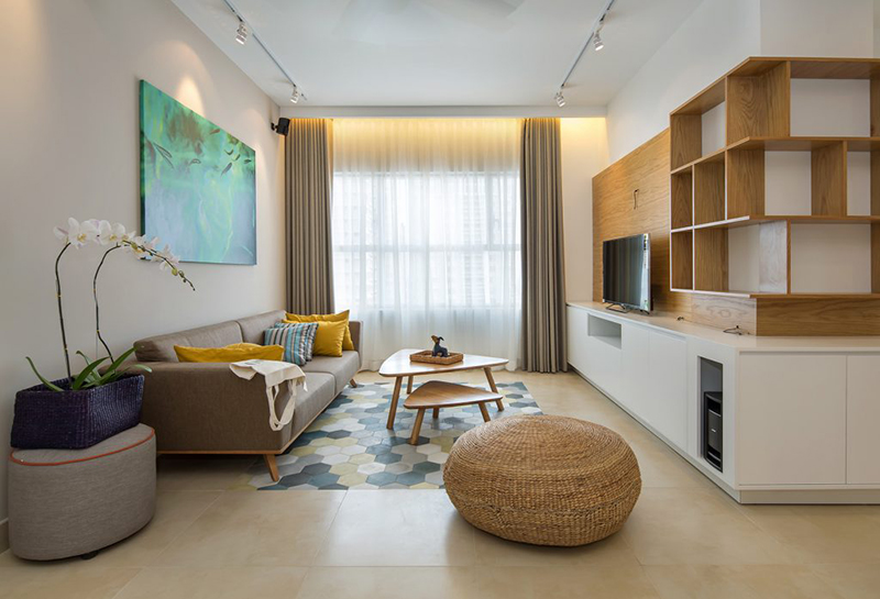 Nội thất căn hộ đẹp được thiết kế theo hướng mở ở quận 7, Sài Gòn - Nhà Đẹp Số (3)