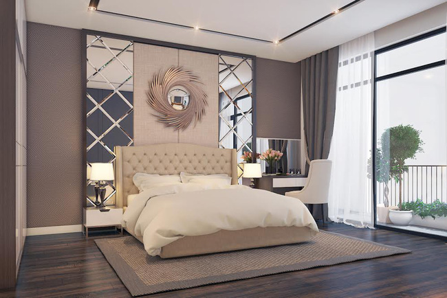 Gợi ý 7 phong cách thiết kế phòng ngủ đẹp cho vợ chồng mới cưới - Ảnh 11.