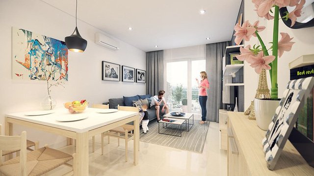 Căn hộ 66 m2 được thiết kế hợp lý cho gia đình 3 thành viên - Ảnh 5.