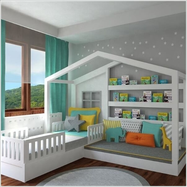 Thiết kế nội thất tiện ích cho phòng trẻ em