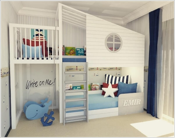 Thiết kế nội thất tiện ích cho phòng trẻ em